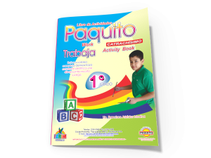 Libro de Actividades Paquito Trabaja Primer Grado